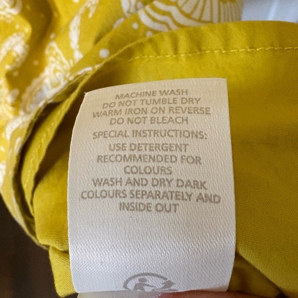 Boden Yellow Floral Midi Dress - Picture 6 of 6